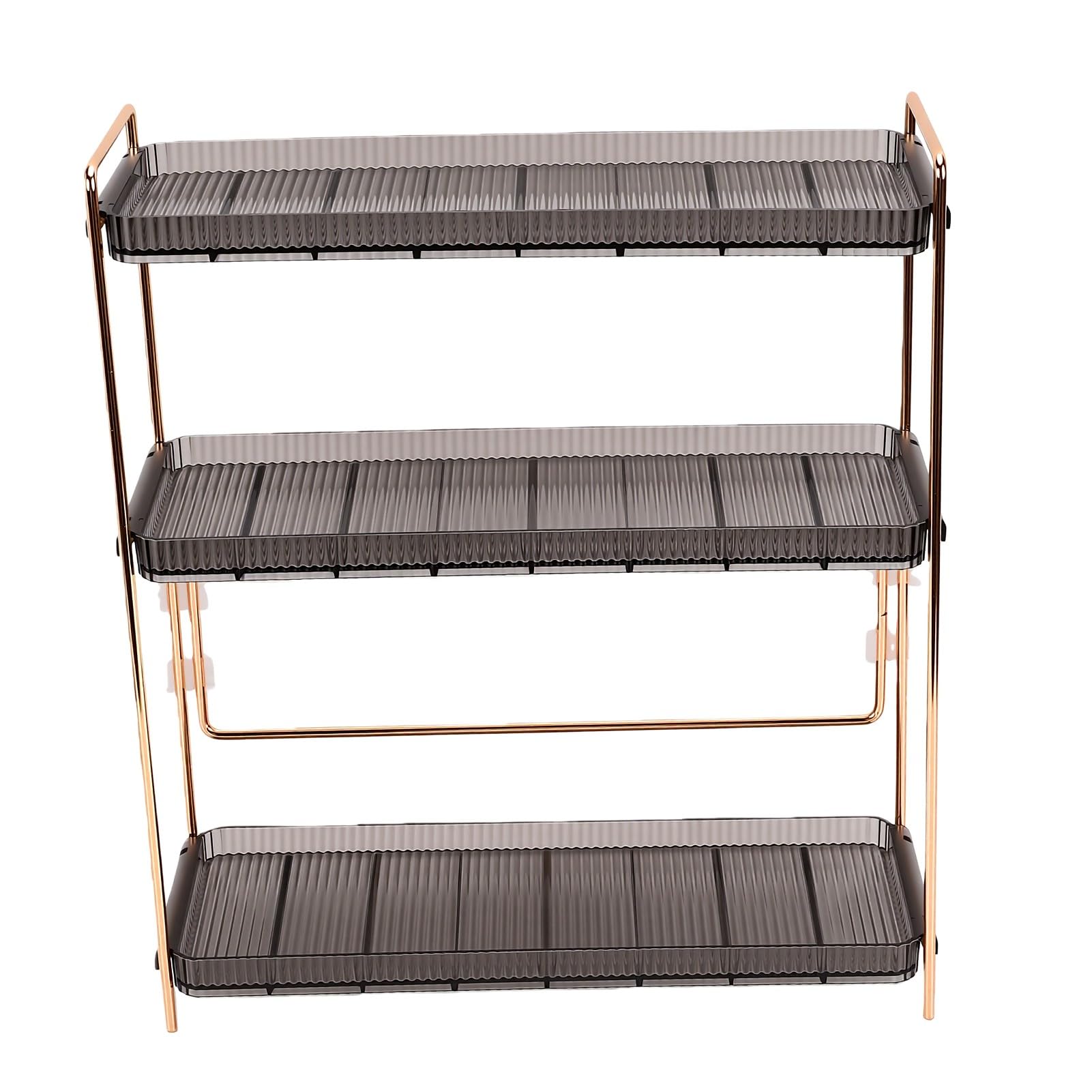 Organisateur de comptoir pour maquillage étagère soins de la peau salle de bain 3 niveaux GOWENIC
