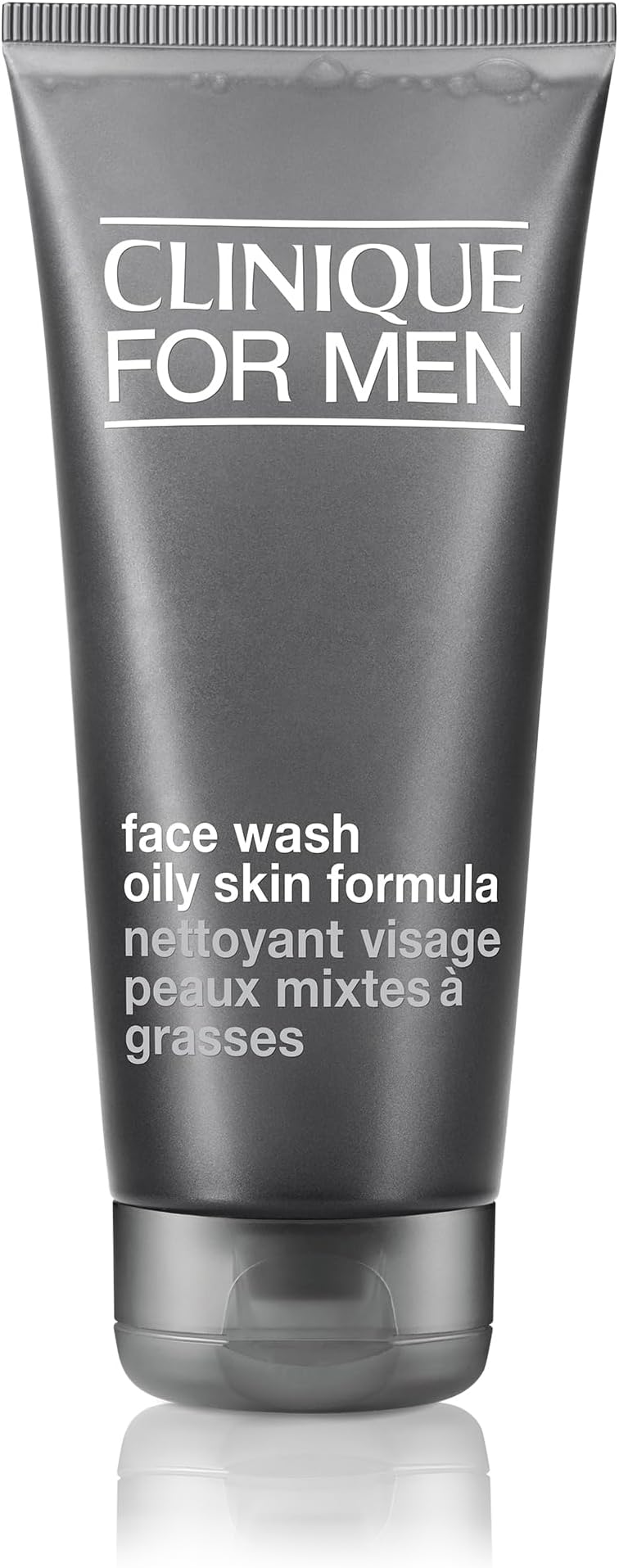 Clinique For Men Oil Control Face Wash Cleanser | Removes Excess Shine + Preps for Shaving | For Normal to Oily Skin Types, 6.7 Fl Oz