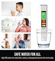 Vista 5 de Pruebador de Agua para Agua Potable - Medidor TDS Professional