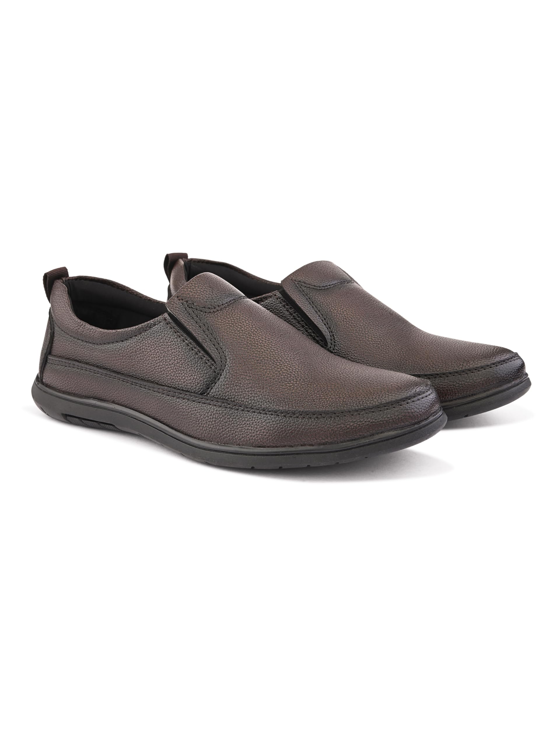 Mens velvetmark Casual Loafer Shoe | Stylish with Soft Cushioned Insole | Sleek Slip-On Design for Semi-Formal Look | Durable with Anti-Skid Sole | Ideal for Office Wear-image-20