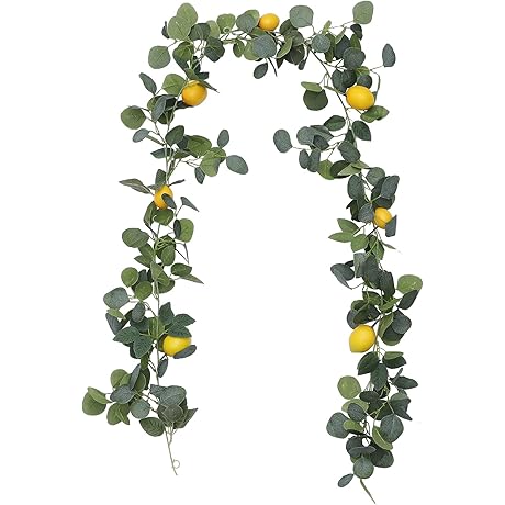 Artificial Lemon Garland: A Touch of Lemon-Scented Spring for Your Home
