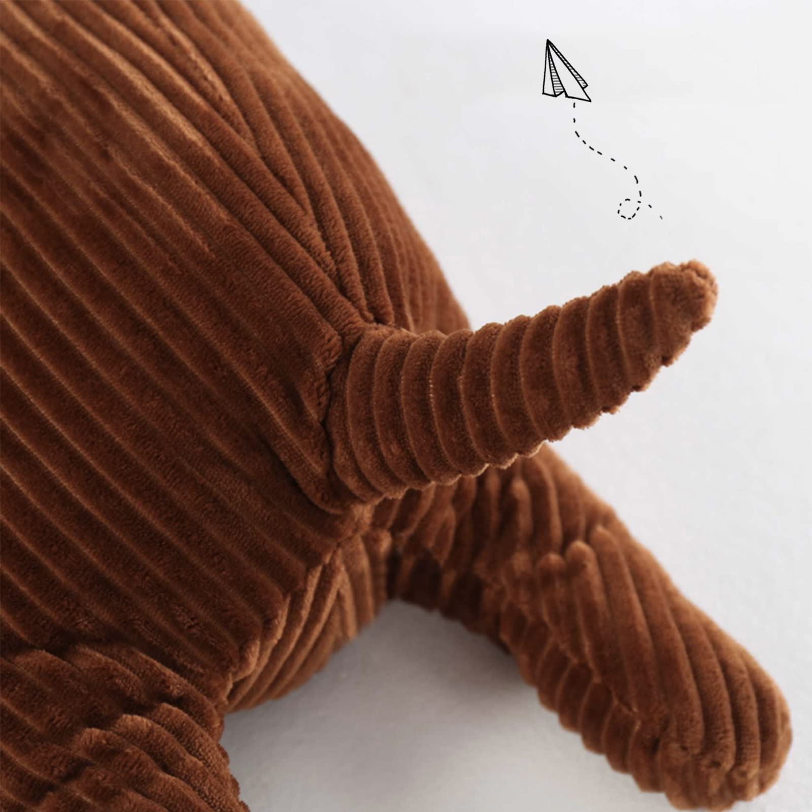 Cuscino per Animali Imbottiti Cuscino Cani in Peluche Cuscino Lungo e Morbido Regalo di Compleanno Natale, 110 cm (Bassotto)