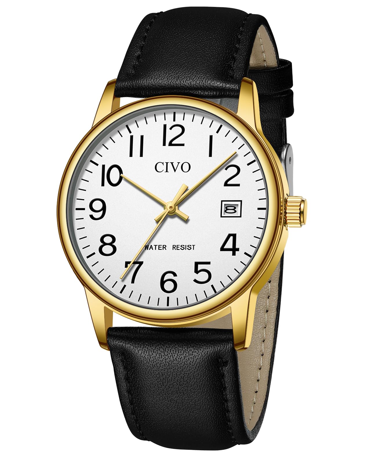 CIVO Armbanduhr Damen Retro Damenuhr: Elegant Quadratisch An