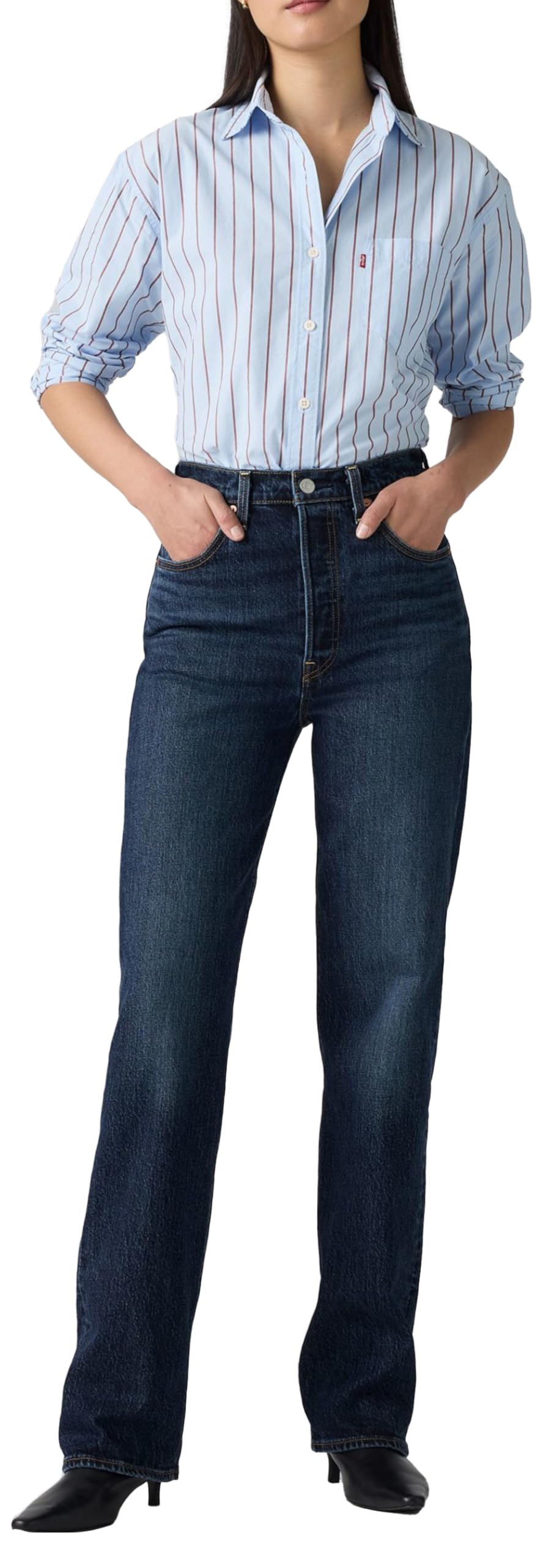 Levi's Damen Ribcage Full Length Jeans