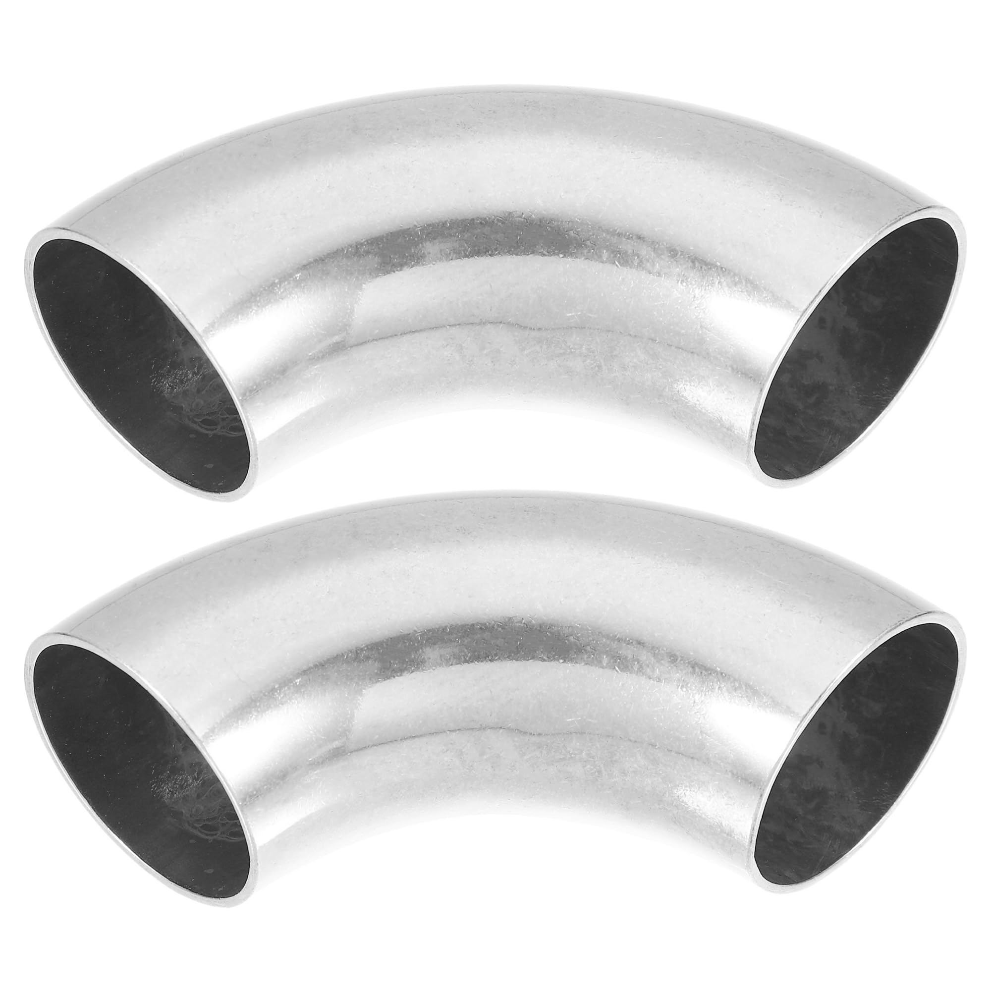 uxcell 2pcs OD 1.25" 90 Degree Stainless Steel Car Exhaust Elbow Pipe 0.06"
