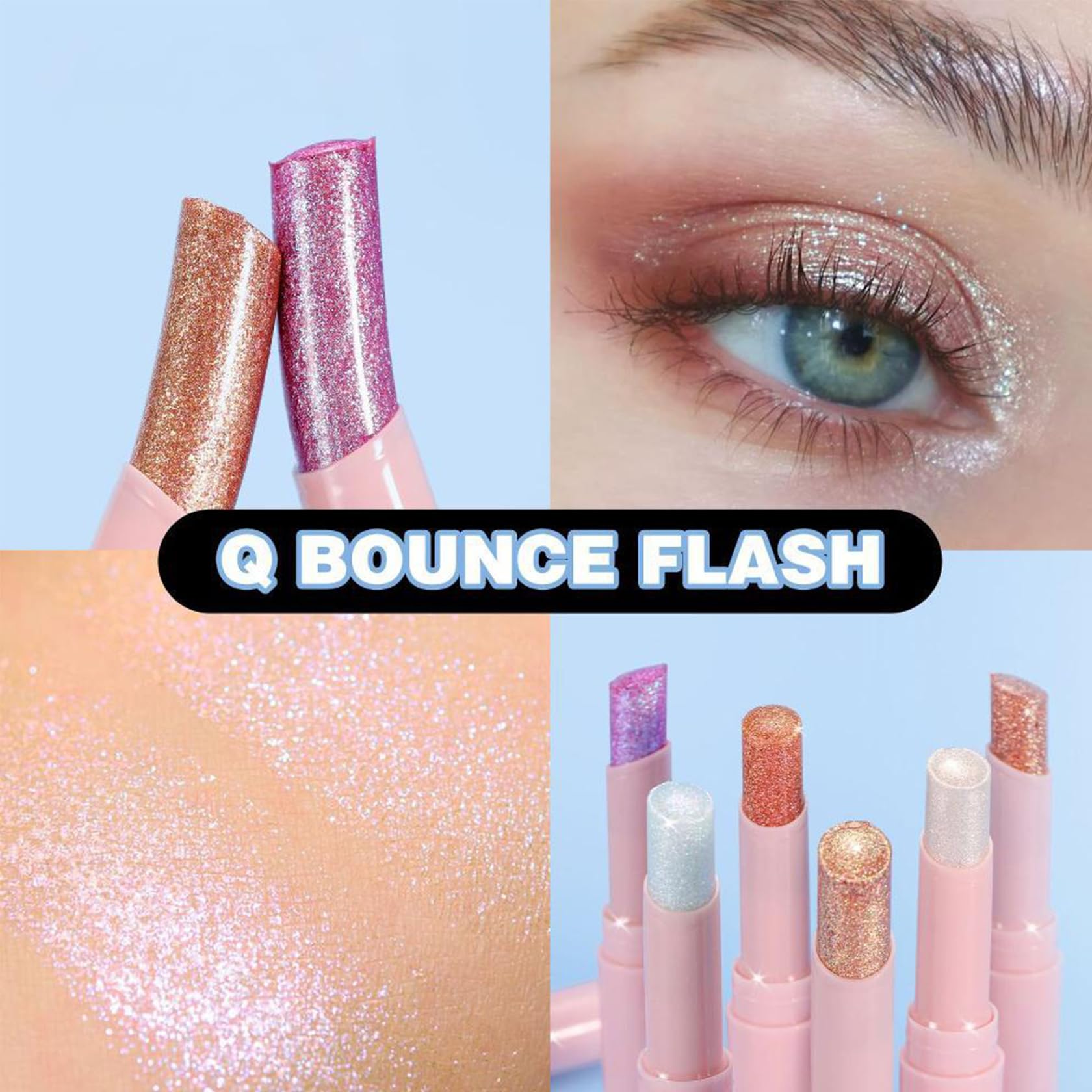 Shimmering Eyeshadow Stick With Glittery Multi-Tonal Finish - Image 4