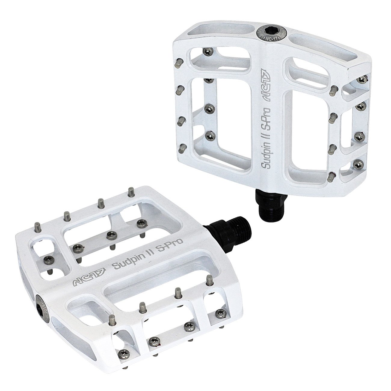 NC-17 Sudpin II S-PRO CNC - Pedale per Bicicletta MTB/Mountain Bike, Cuscinetto Scorrevole e Cuscinetto a Sfera