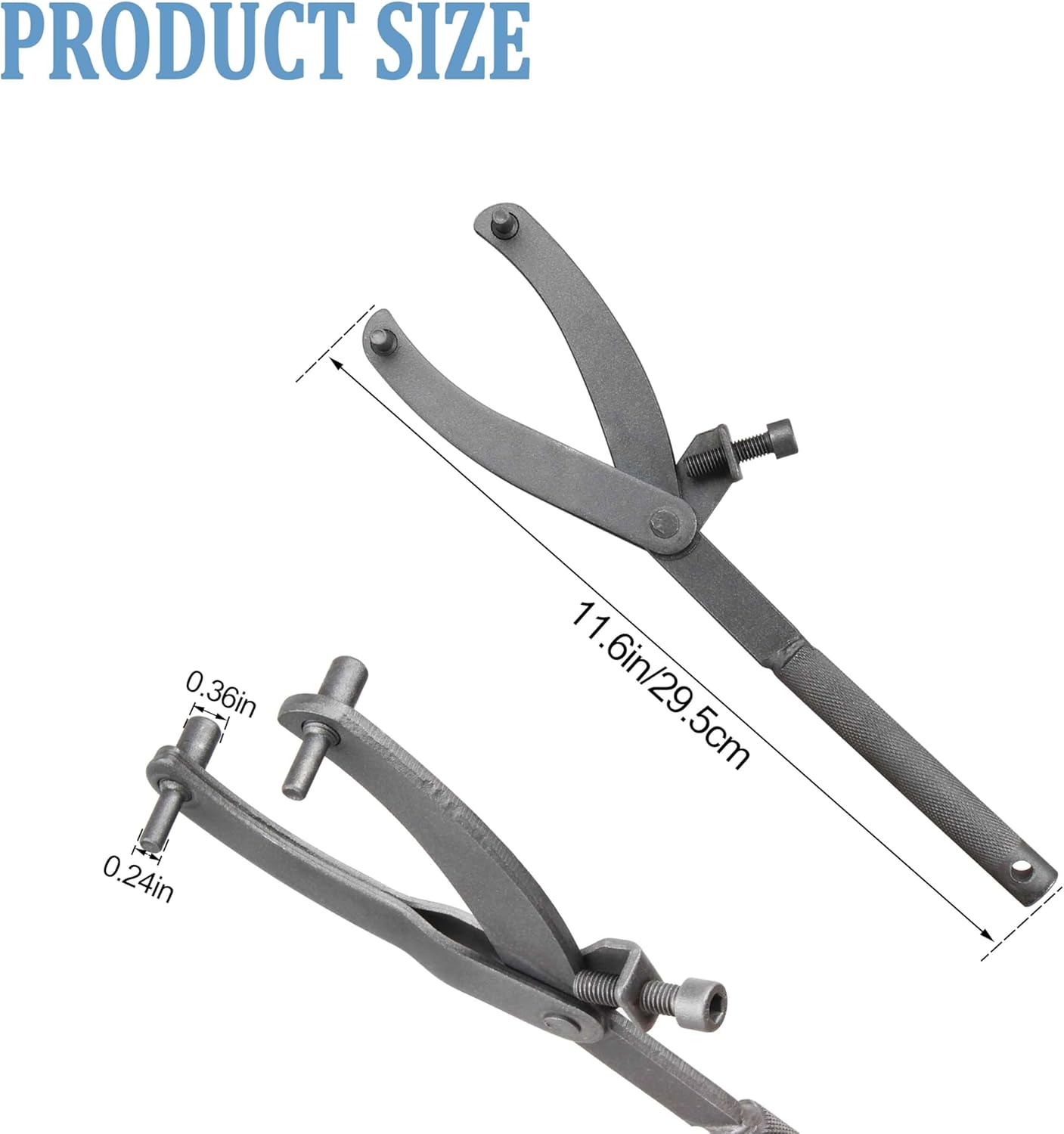 Adjustable Wrench Clutch Adjustable Wrench Holder, Suitable for Different Flywheel Distances and Sizes(1Pack)