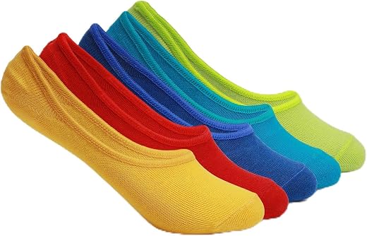 Supersox Unisex Kids Combed Cotton Loafer Socks - (With Anti - Slide off Silicon Grip technology) Anti Slip No Show - Loaf...