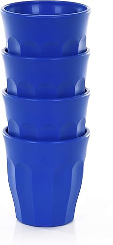 Miniatura 4 de Mintra Home Vasos y vasos irrompibles (paquete de 4) (colección plegable) (16 unidades, surtido, 11 onzas), 4.5 pulgadas de alto x 2.875 pulgadas de