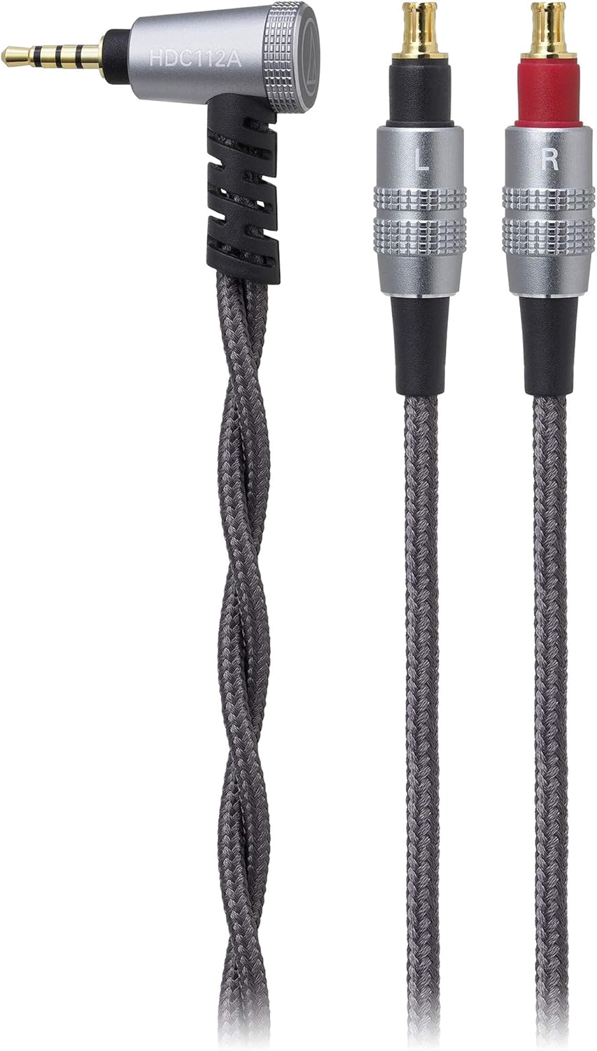 Promo 40% OFF Audio-Technica HDC112A/1.2 Detachable Audiophile Headphone Cable for On-Ear & Over-Ear Headphones
