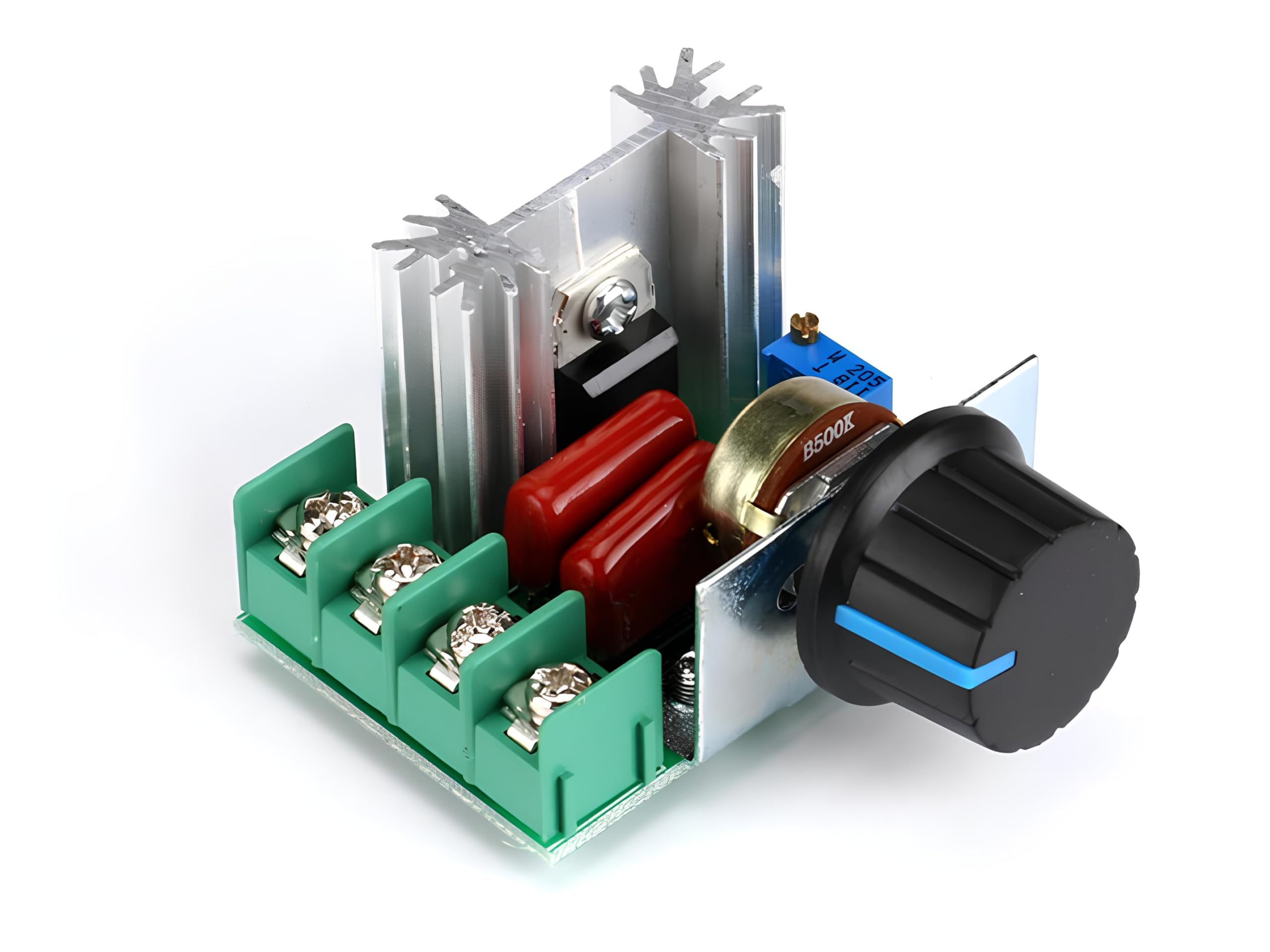Shockley E-DIMMER AC 50-220V 2000W SCR Triac Electric Voltage Regulator Temperature/Motor Speed Controller Light Dimmer (2000W SCR Triac - 1 Piece)