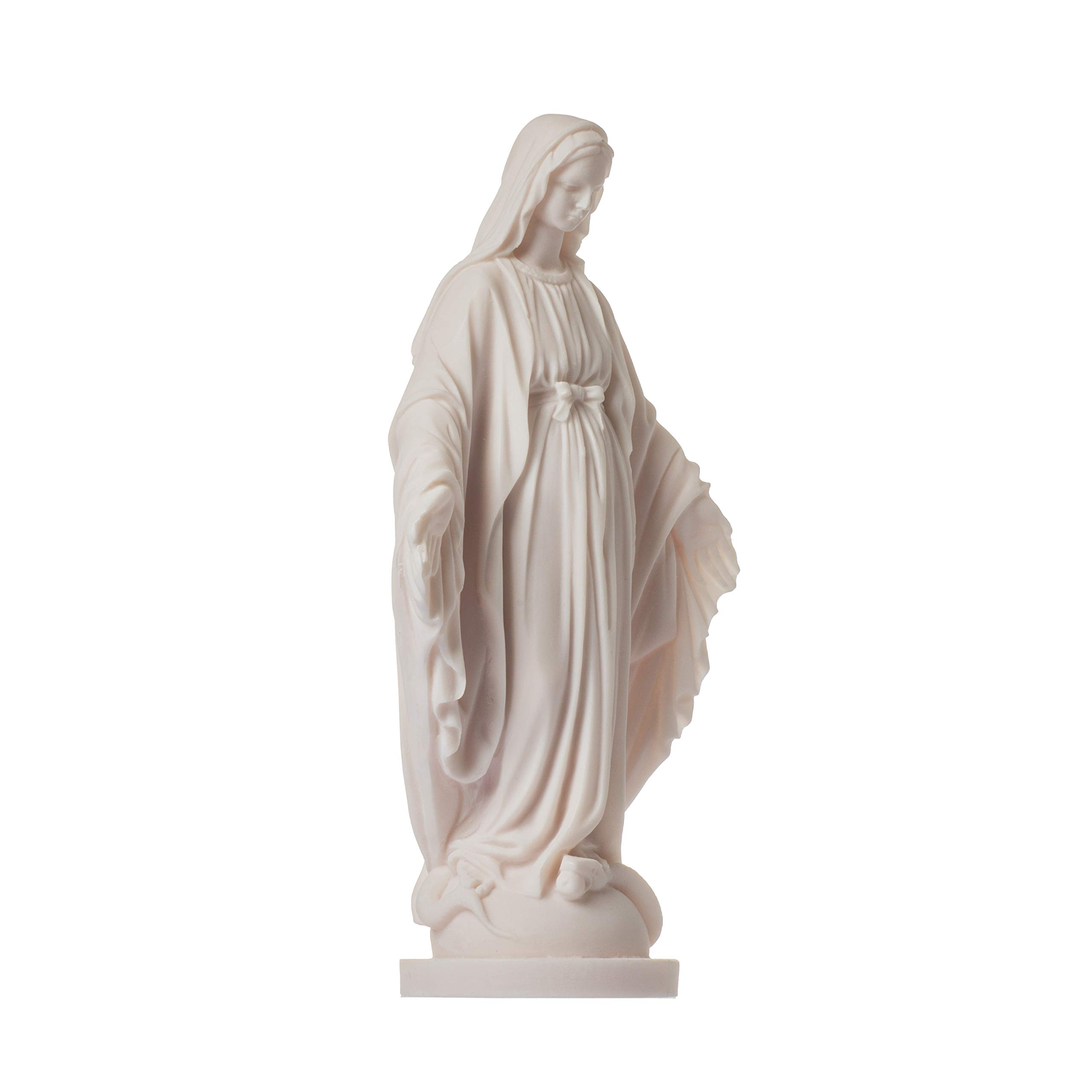 BeautifulGreekStatues Jungfrau Maria Statue Madonna Alabaster 22,9 cm