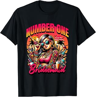 Number One Bridesmaid #1 Womens T-Shirt