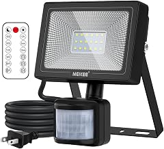 MEIKEE 10W Ultra Bright LED Flood Light PIR Outdoor Sensor Light Projector Waterproof Lighting Parking Lot Entrance Night Light Warehouse Security Light Town
