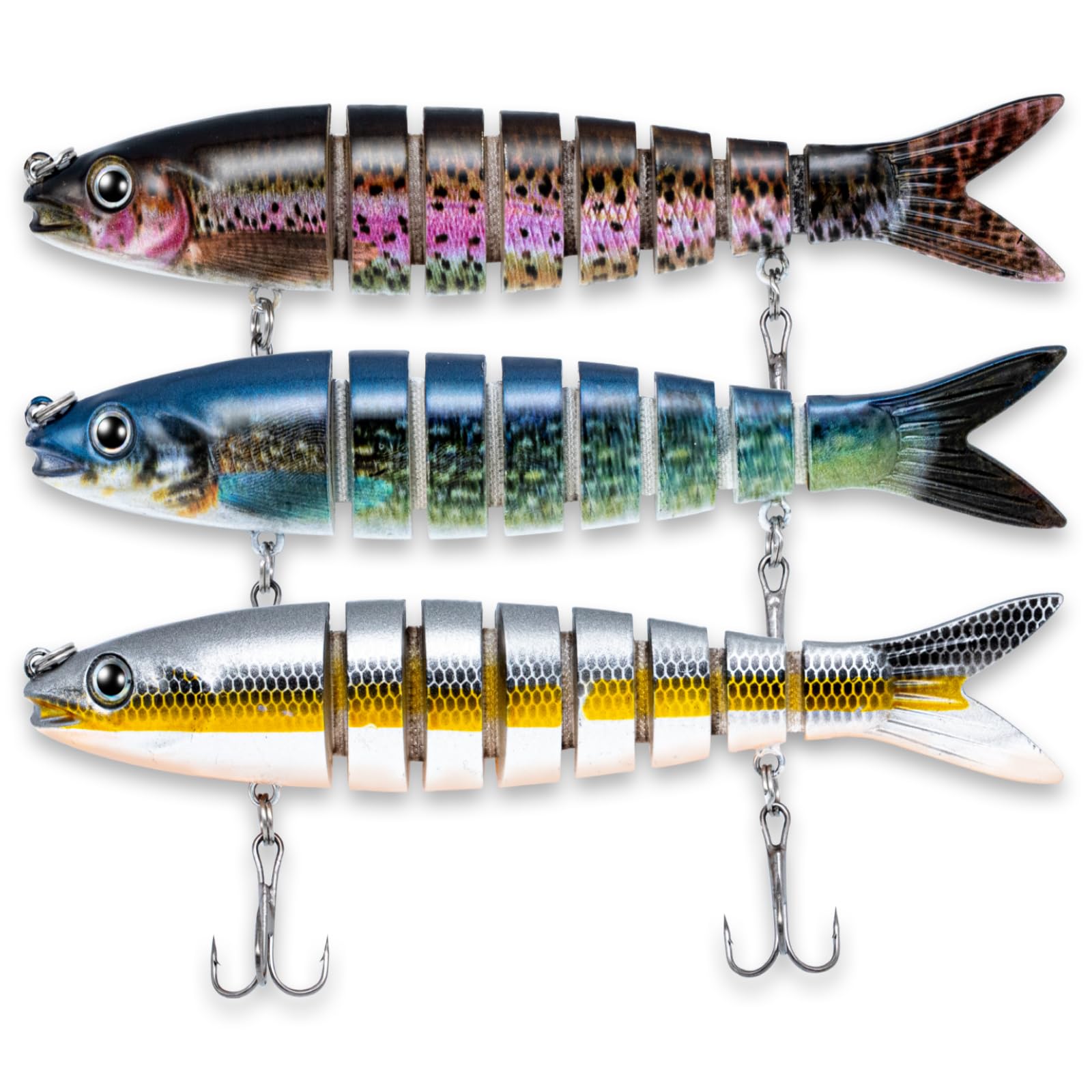 Bionic Swimming Lure, Robotic Fishing Lure, 11.5g Lifelike Multi-Jointed Swimbait For Freshwater - View #3