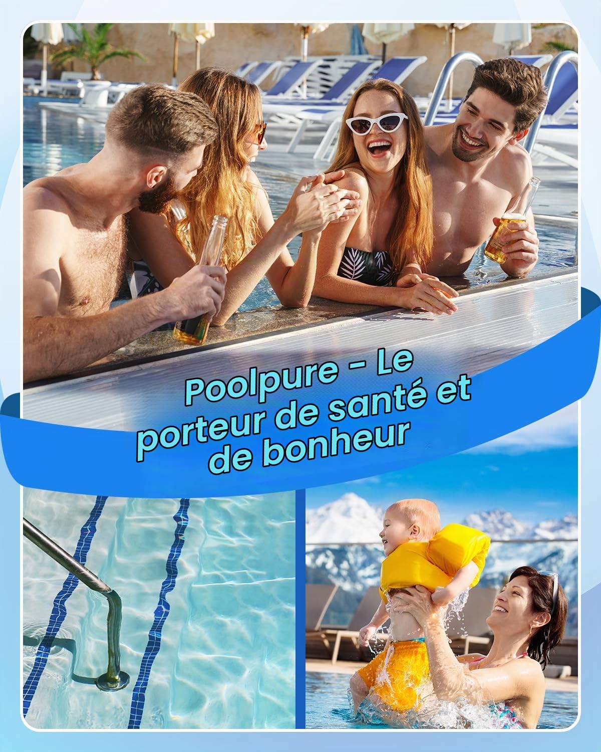 POOLPURE Lot 2 filtres Spa Remplacement PRB25-IN C-4326 FC-2375 | Filtre 35 m² (5x9 pouces) compatible Pentair, Waterway, Dynamic ; adapté spa avec références R173431, 817-3501, 03FIL1300