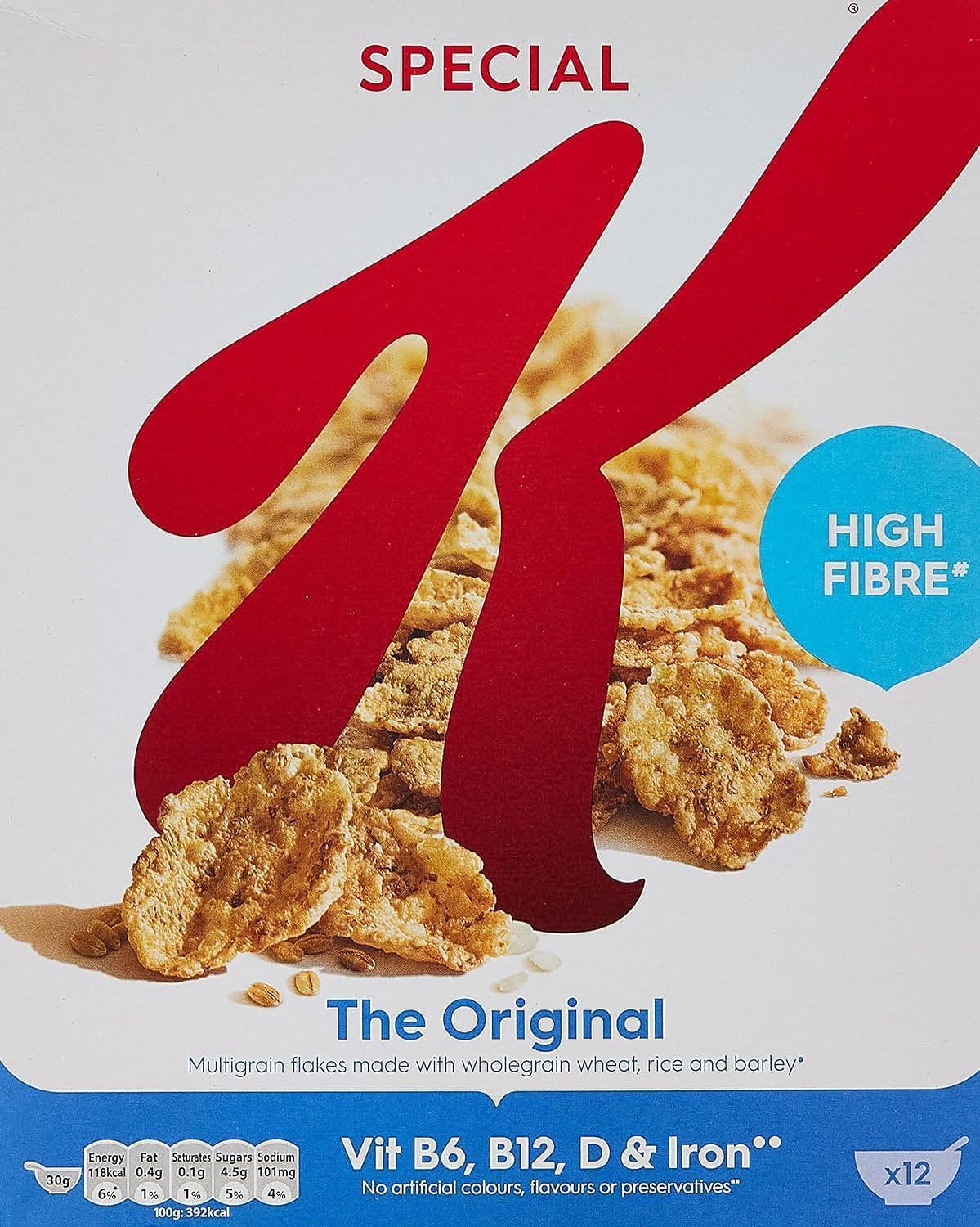 Kellogg's Special K Classic | 375g | Multigrain Nourishment | Source of Fibers | High Zinc And Iron | Ideal For Healthy Breakfast