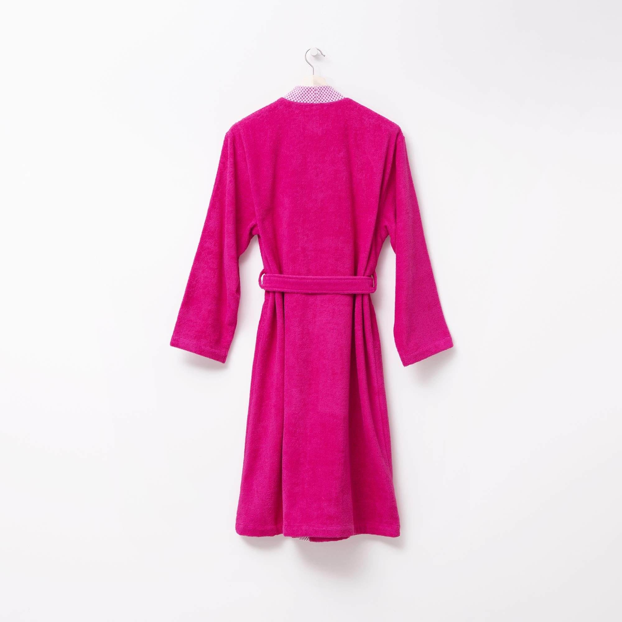 Albornoz 380gsm 100% algodón con ribete jacquard Summer Benetton