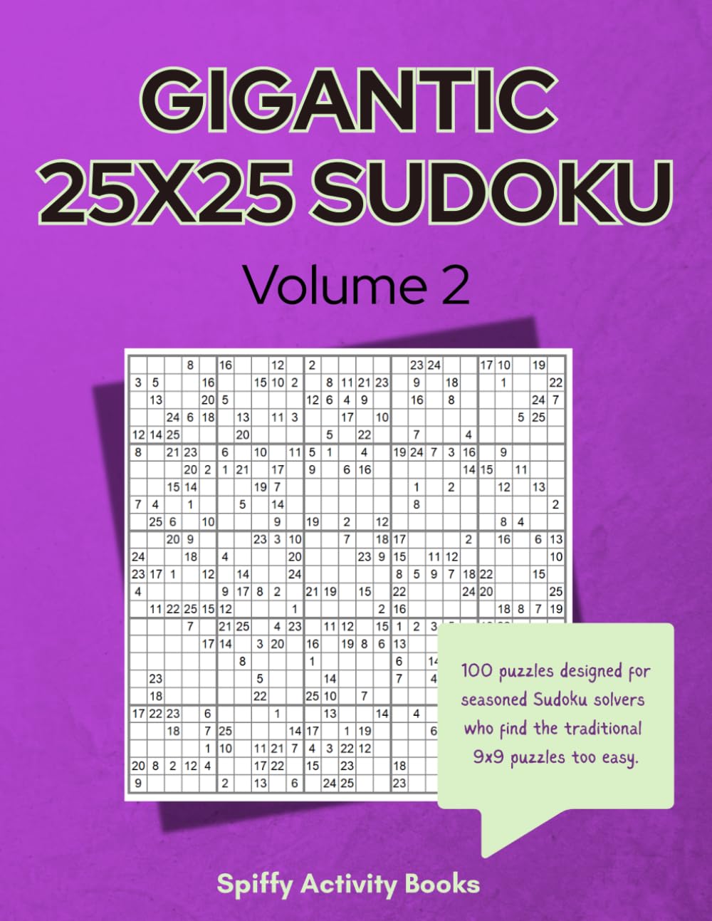 Gigantic 25x25 Sudoku: Volume 2