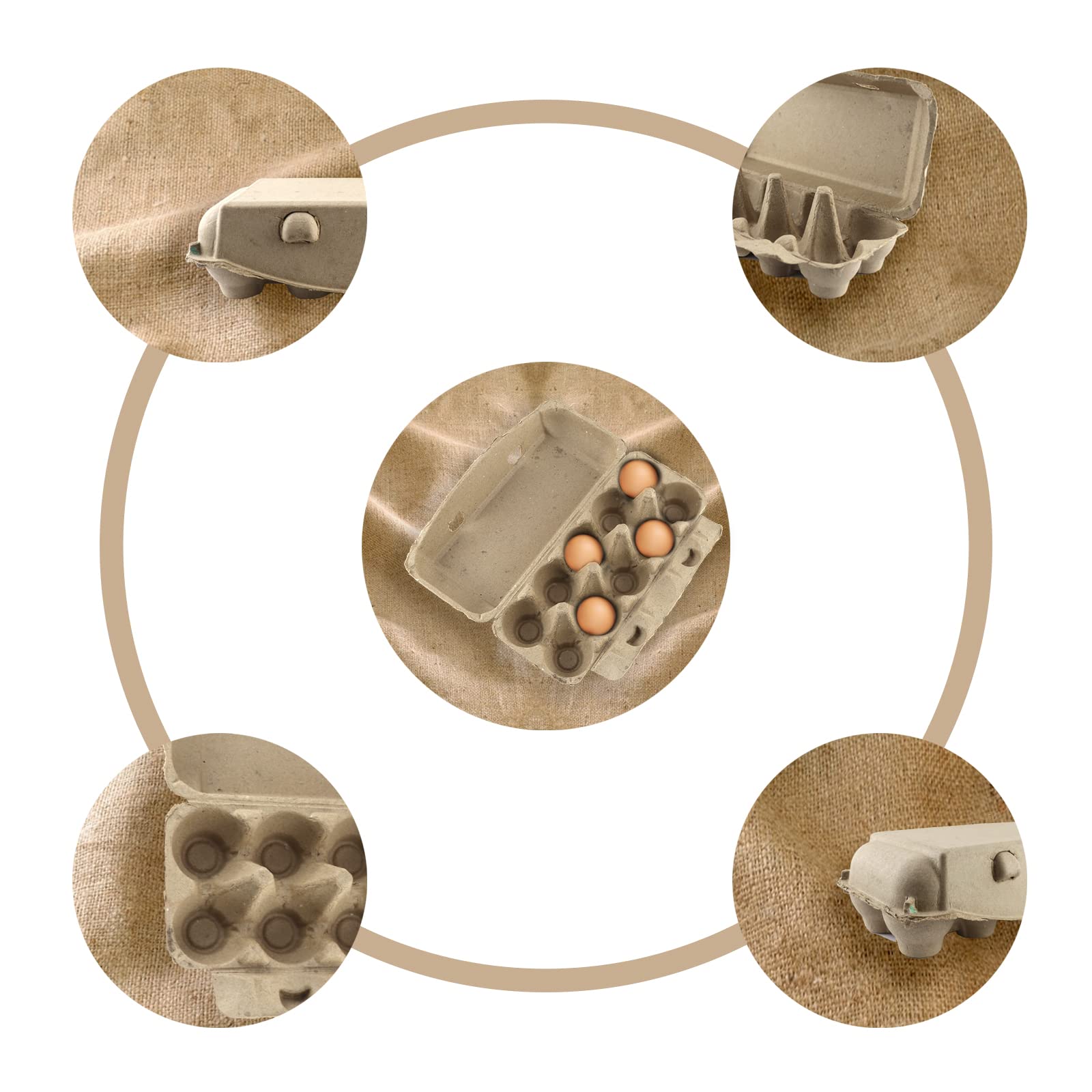 Boîtes à Œufs en Carton Boîte à Oeufs pour 10 Œufs Boîte à Œuf pour Grands | 10Pcs Boîte à Œufs en Carton de Protection | Pour 10 Grands Œufs | Pour Transport et Stockage Cuisine et Ferme