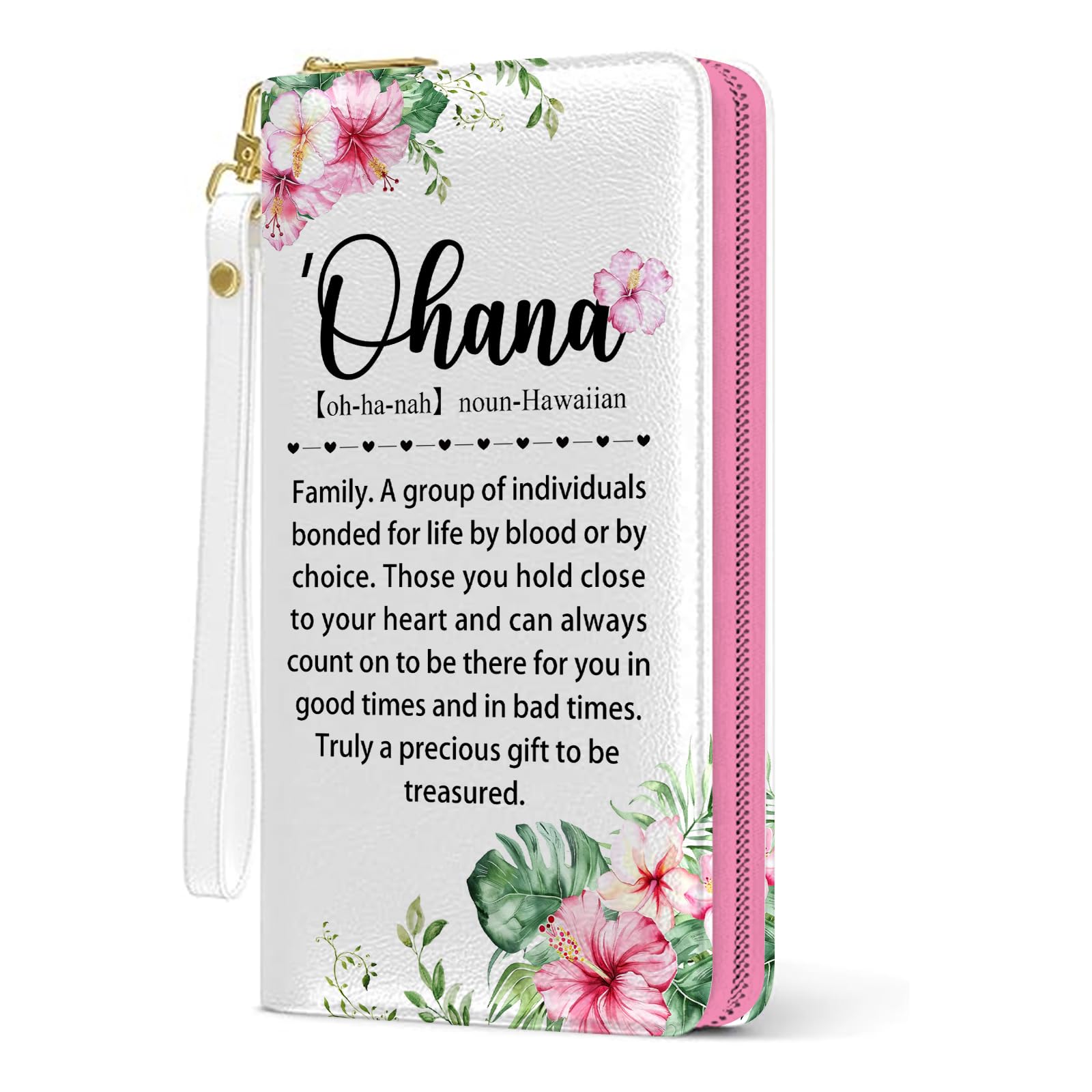 RTTLALUO Hawaii Gifts Hawaiian Travel Souvenirs Gifts for Women, Wristlet Wallet For Women, Hawaii Card Holder Purse, Birthday Christmas Graduation