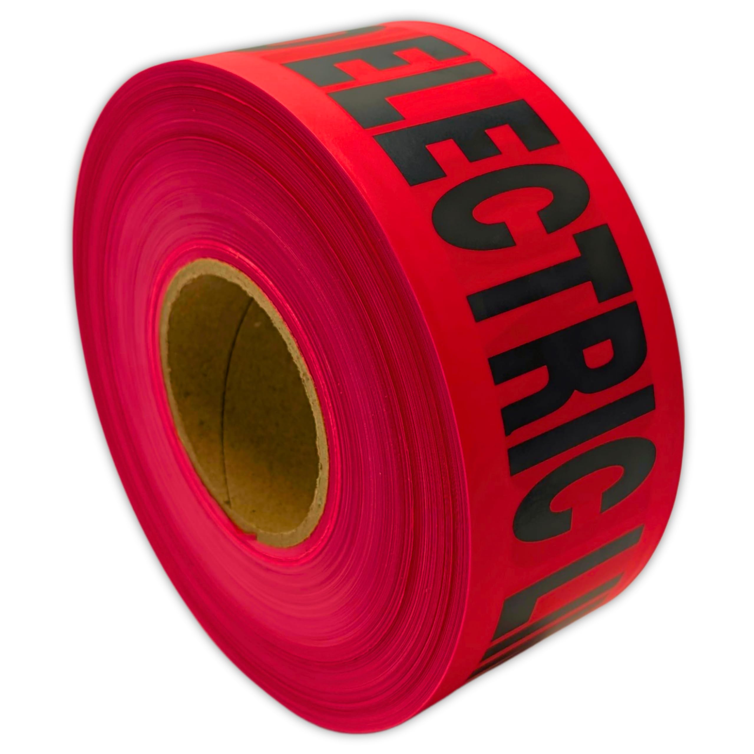 ACE Supply Buried Electrical Line Caution Tape - Non-Detectable Underground Tape - 3 Inch x 1000 Ft Length, 4 Mil - Ideal for Utility Marking