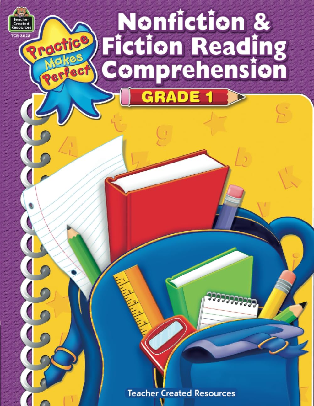 Nonfiction & Fiction Reading Comprehension Grade 1 (Practice Makes Perfect)