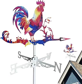 Amazon.co.jp: 金属製の雄鶏風見鶏、カラフルな動物風見鶏,金属風向 Amazon.co.jp: 金属製の雄鶏風見鶏、カラフルな動物風見鶏,金属風向