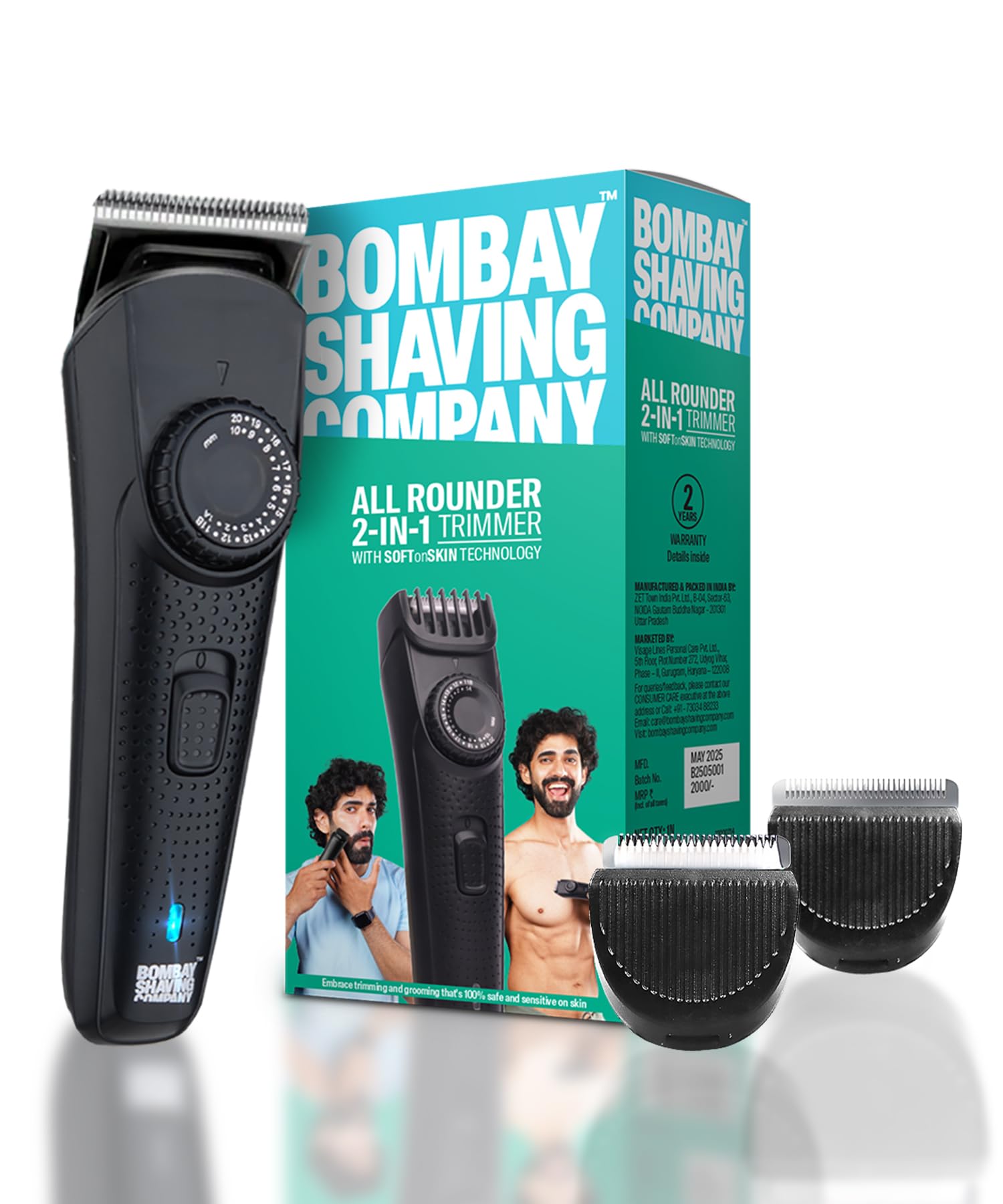 Bombay Shaving Company All Rounder 2-in-1 Trimmer - Image 1
