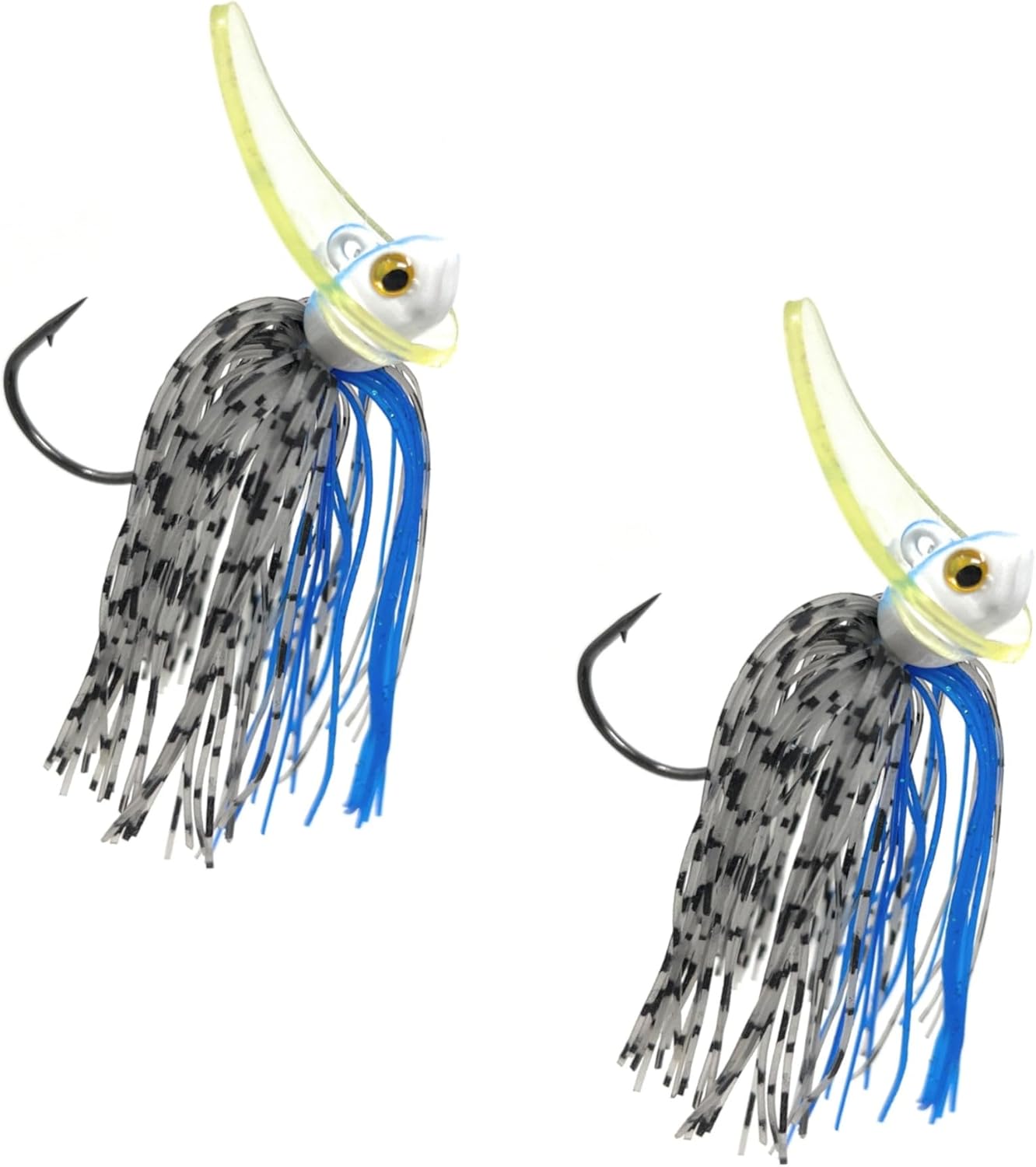 Reaction Tackle Tungsten Scrounger Jig Head for Bass Fishing - 97% Tungsten Fishing Jigs - Ideal Bait for Smallmouth and Largemouth Bass Fishing (2-Pack)