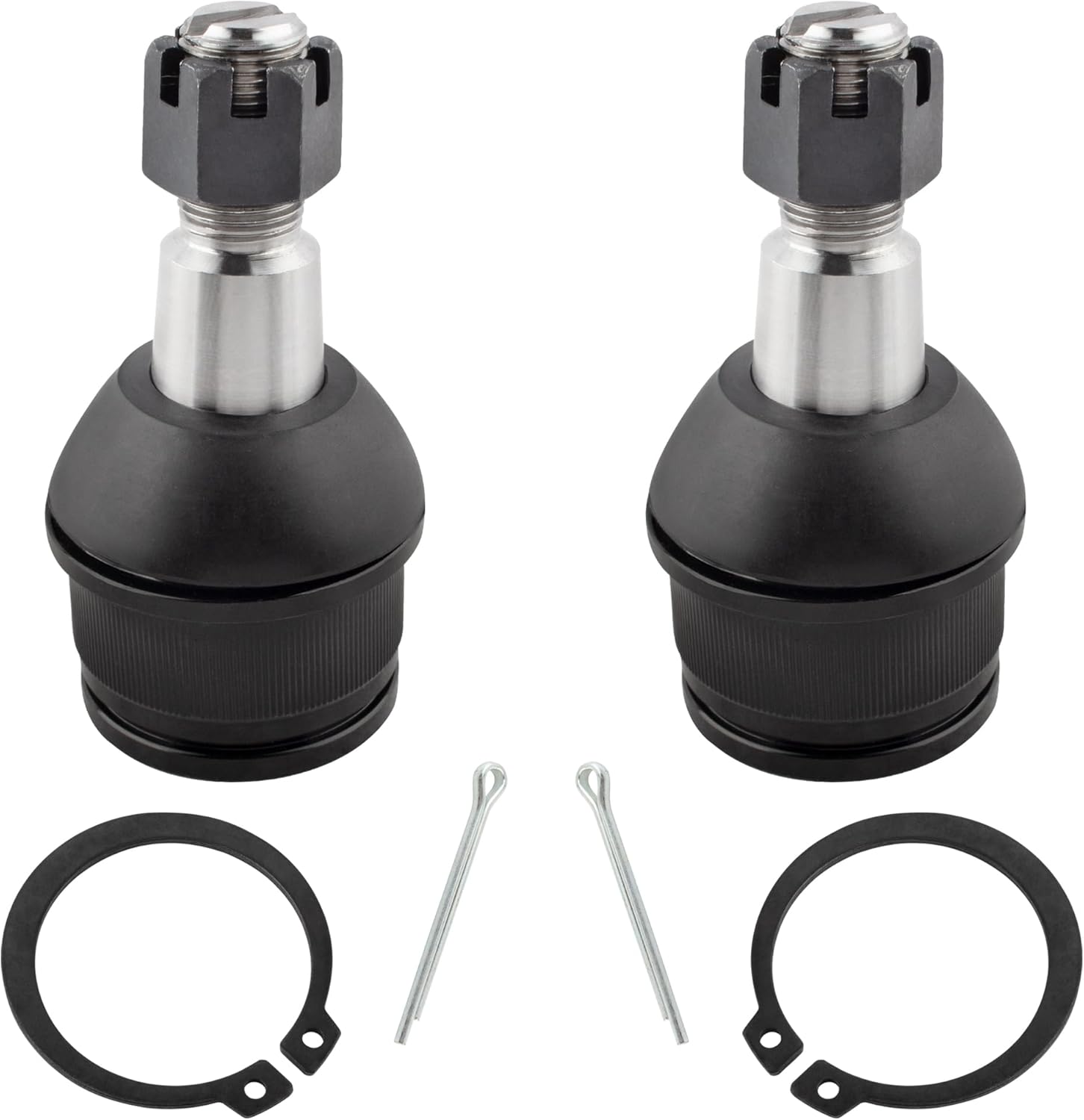 BOXI (Set of 10) Front Upper & Lower Ball Joints Inner & Outer Tie Rod Ends Adjusting Sleeve Fit for Ford F-250 F-350 1987-1997 2WD | K8432T K8433T ES2077RT ES2078LT ES2079S ES2080S DS1017T DS1138T