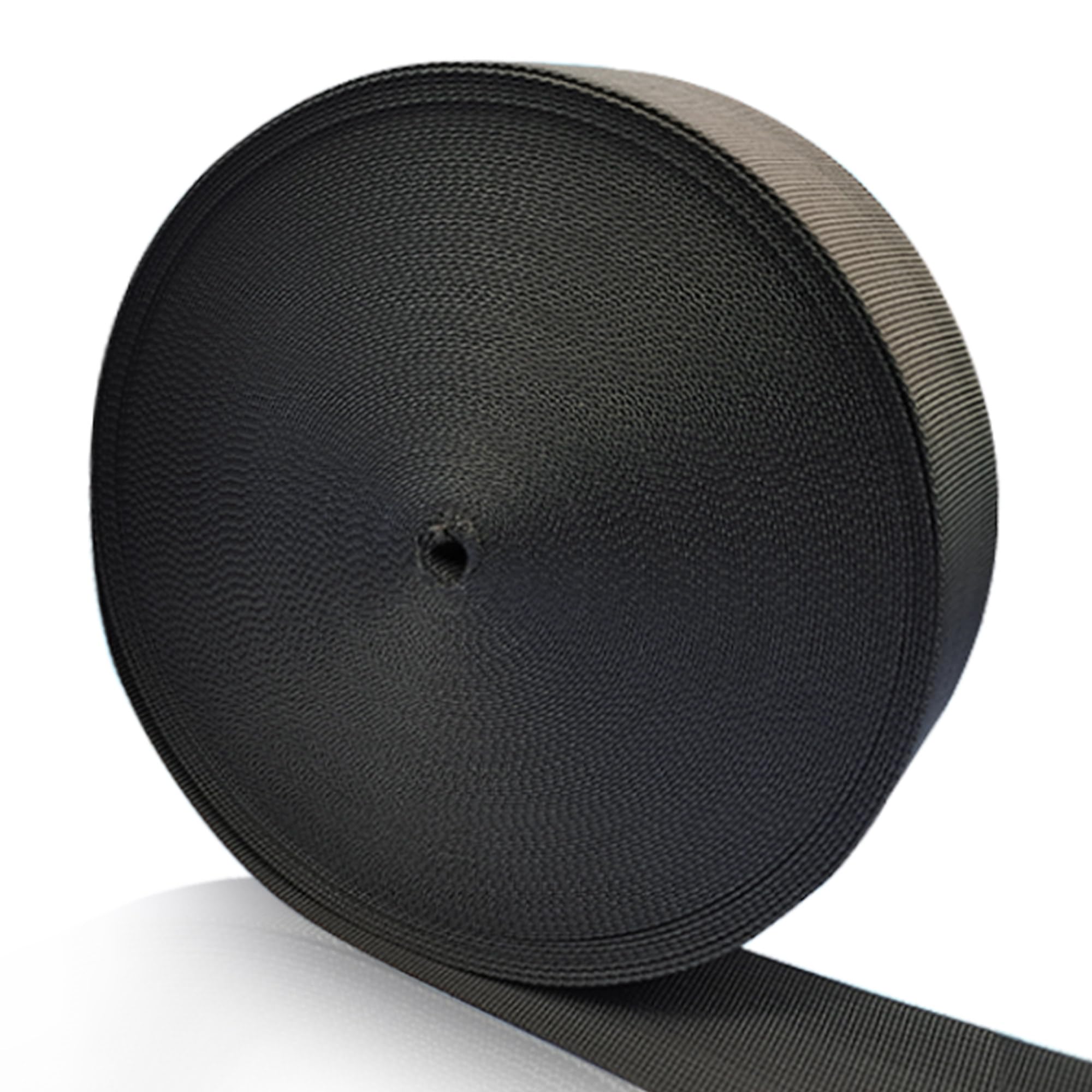 Polypropylene Webbing Strap 3+Colors – 0.9"& 1"& 2" – 25 33Yards Heavy Duty Webbing Roll, Flat Webbing Strap for Indoor&Outdoor Gear, Climbing, DIY Crafting, Repairing