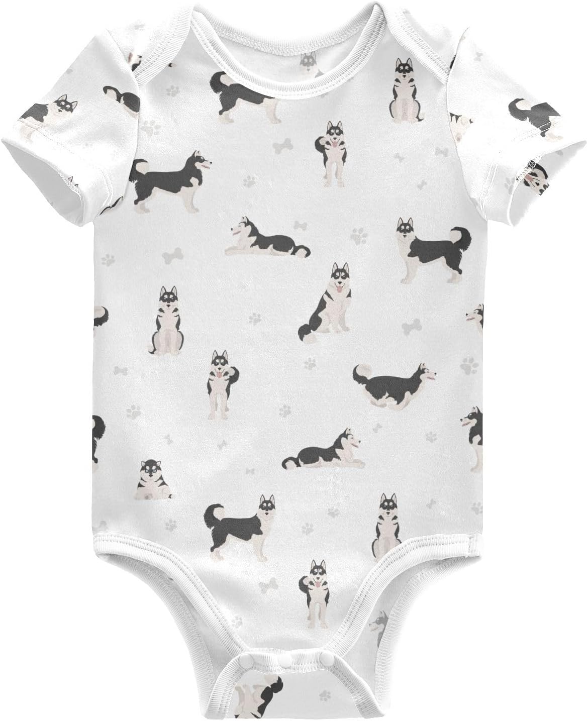 Unisex Baby Short Sleeve Bodysuits Boy Girl Cotton Newborn Outfit Clothes 0-24 Months