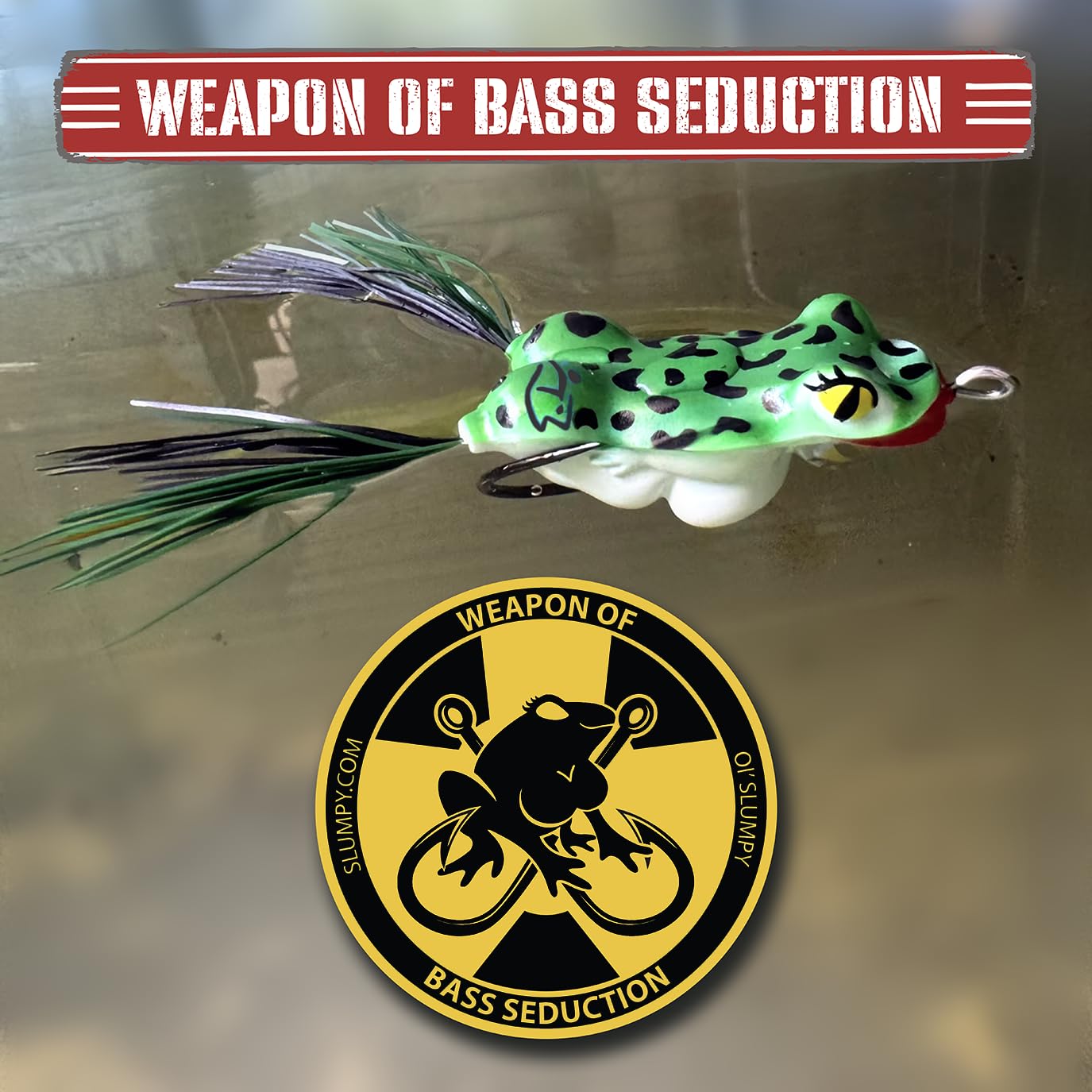 Amazon.com : Ol' Slumpy™ Topwater Frog (2-Pack) : Sports & Outdoors