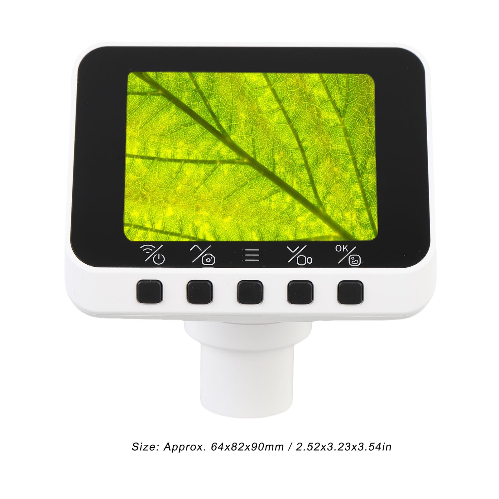 Tragbares WiFi-Okular, ABS, 2-MP-Kamera mit 2,8-Zoll-Bildschirm für Teleskope und Mikroskope, Perfekt für Vogelbeobachtung und Wandern