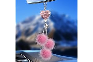 Pink Crystal Bling Adorno Para Carro for Women