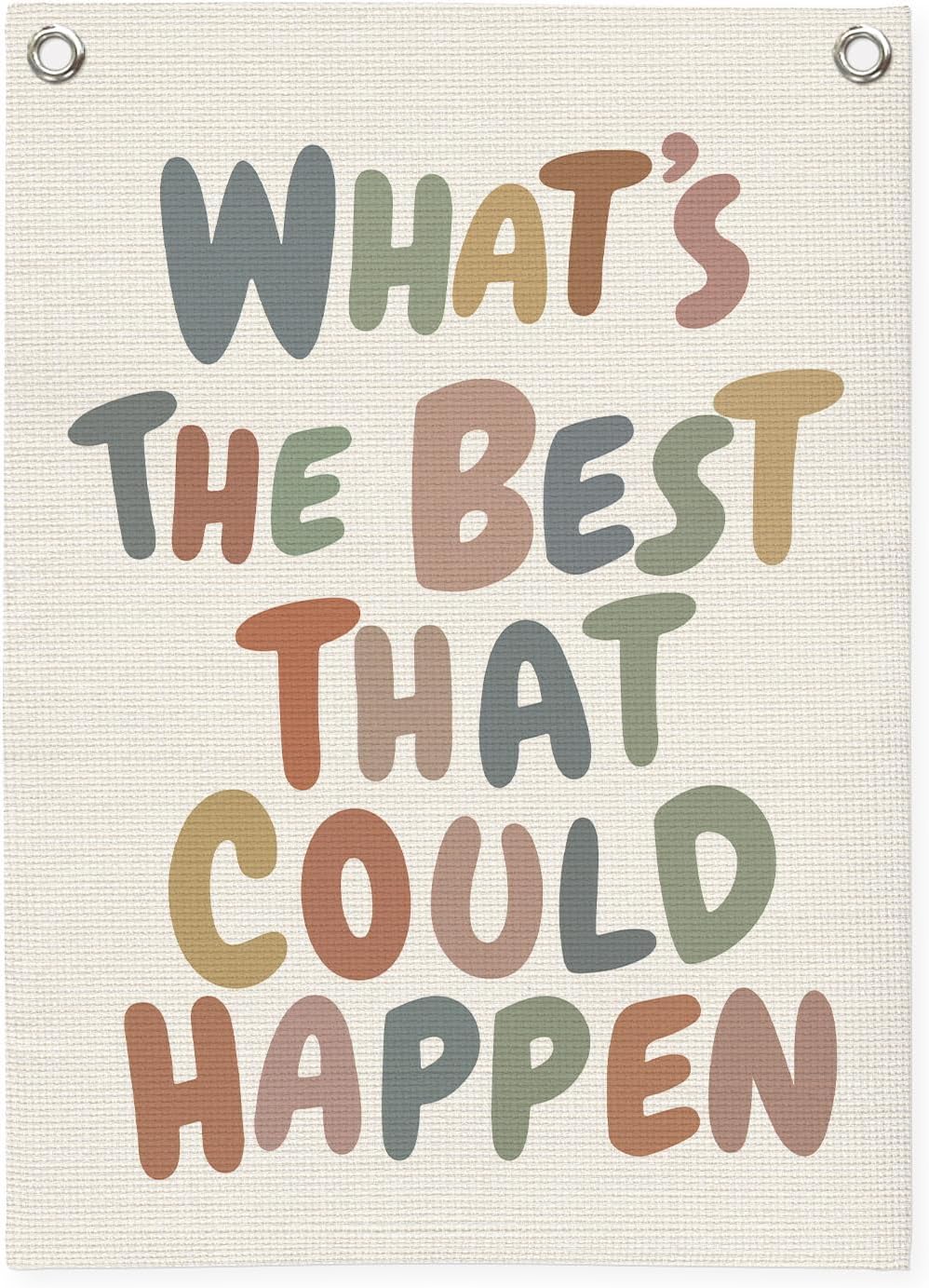 Inspirational Classroom What's the Best That Could Happen Banner