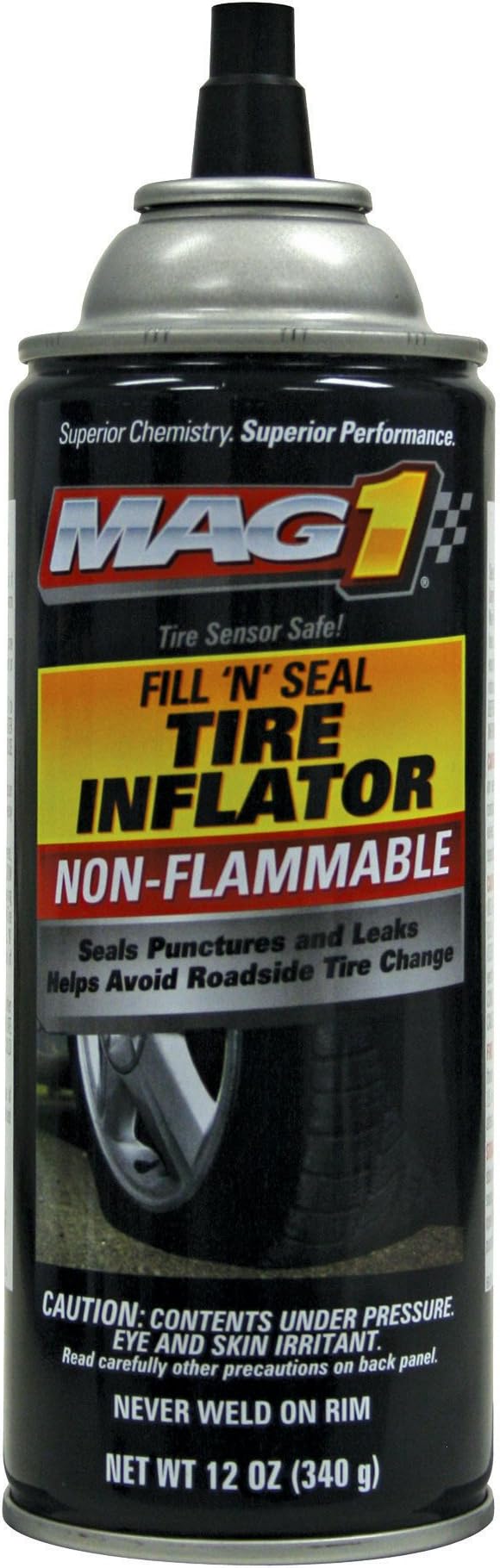 Mag 1 588644 Non-Flammable Fill and Seal Tire Inflator Cone - 12 oz.
