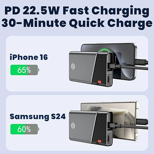 Miniatura 3 de Cargador gris, banco de energía