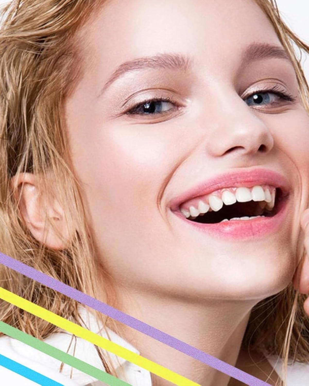 Papel de Lija Dental para Pulir Dientes Kit de Herramientas Resistente Limpieza Profunda Higiene Oral (60 Piezas)