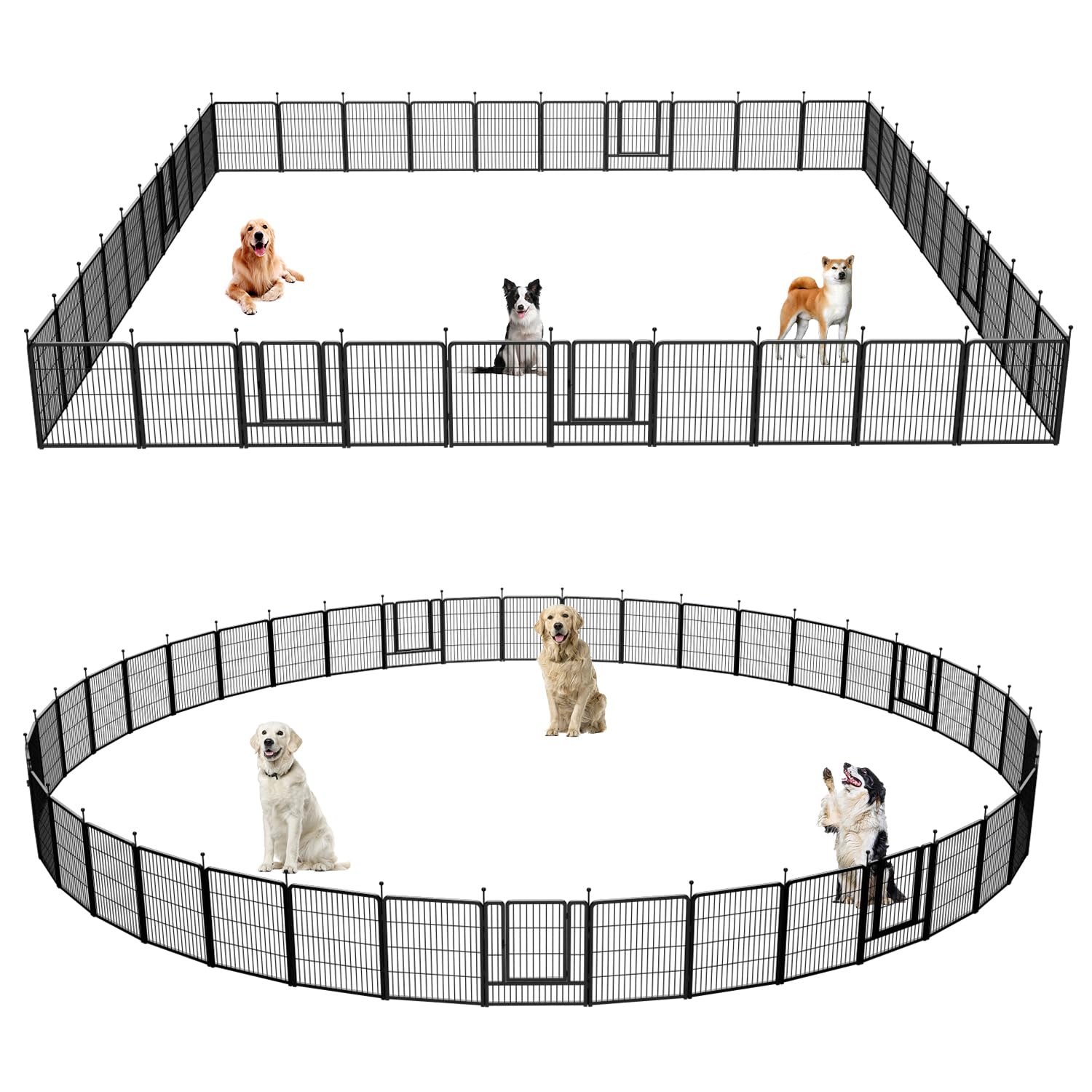 XDPET 40-Panel Dog Playpen