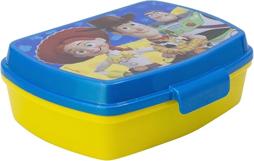 STOR Boîte à Goûter Enfant Toy Story 5, Lunch Box Rectangulaire 1333ml, Sans BPA
