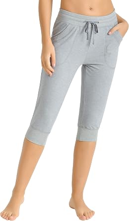 Amazon.com: Latuza Pantalones de chándal de algodón para mujer con  bolsillos : Ropa, Zapatos y Joyería