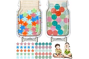 Reward Jar for Kids, Star Jar Reward System, Magnetic Reward Jar, Potty Training Reward Board
