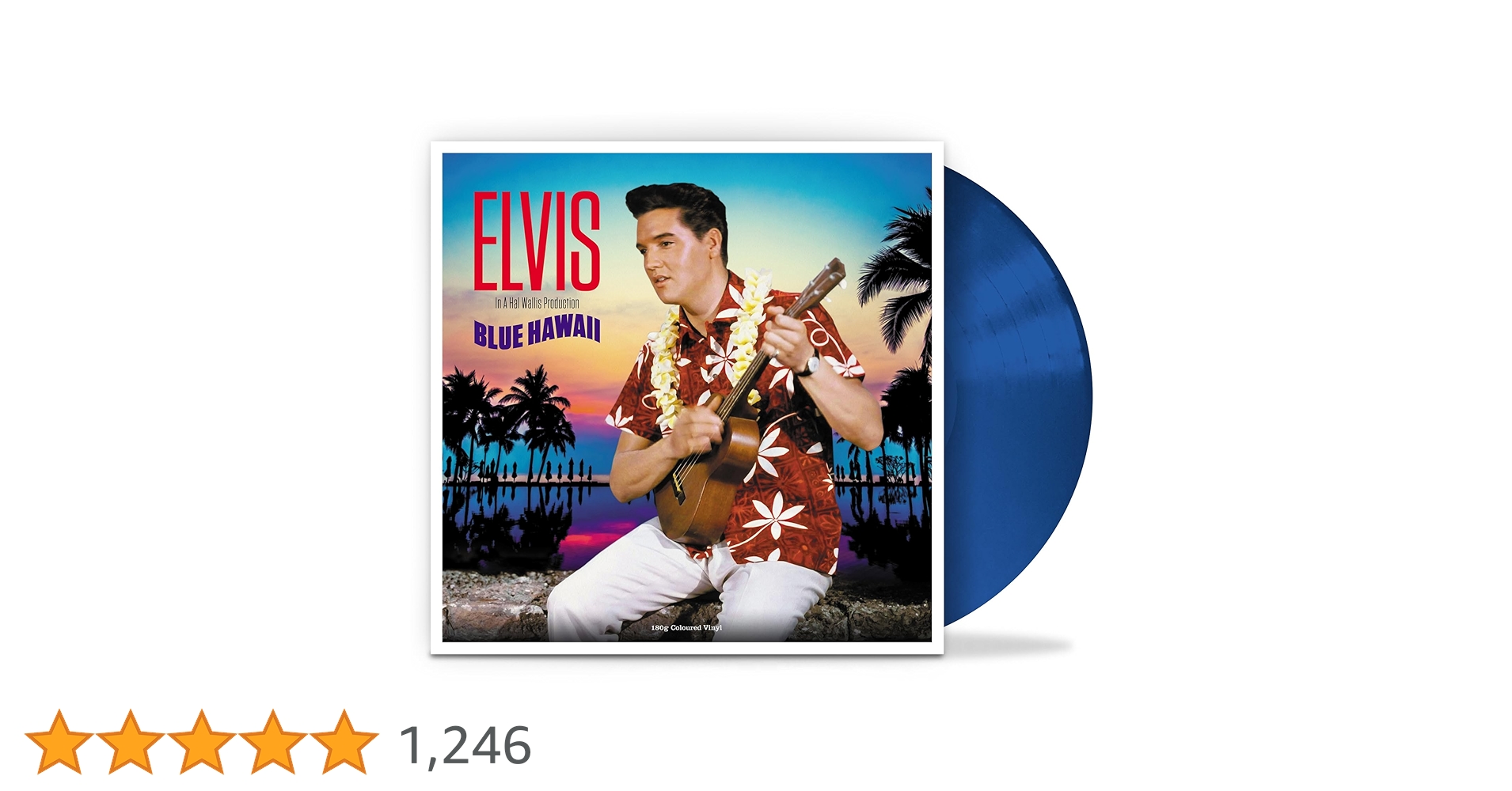 Elvis Presley Blue Hawaii UK(英)盤 LP Mono Elvis Presley – Blue Hawaii – Vinyl (Indianapolis Pressing