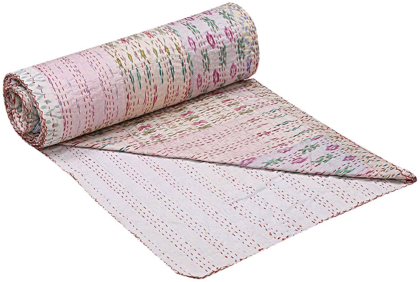 Sophia-Art Lit Double/King Indien Couvre-lit Ethnique Jeté Matelassé