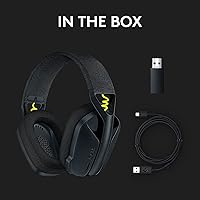 Vista 6 de Logitech G435 Lightspeed y Bluetooth Auriculares inalámbricos para juegos ligeros color negro renovado