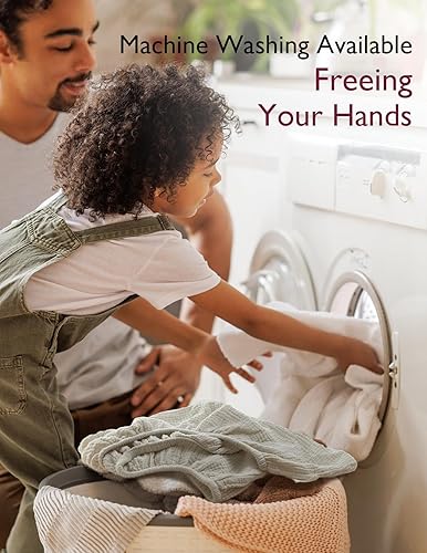 Miniatura 8 de Momcozy Sábanas ajustables estándar de muselina para cuna, 52 x 28 pulgadas, paquete de 2 sábanas de algodón natural suave y transpirable, envoltura