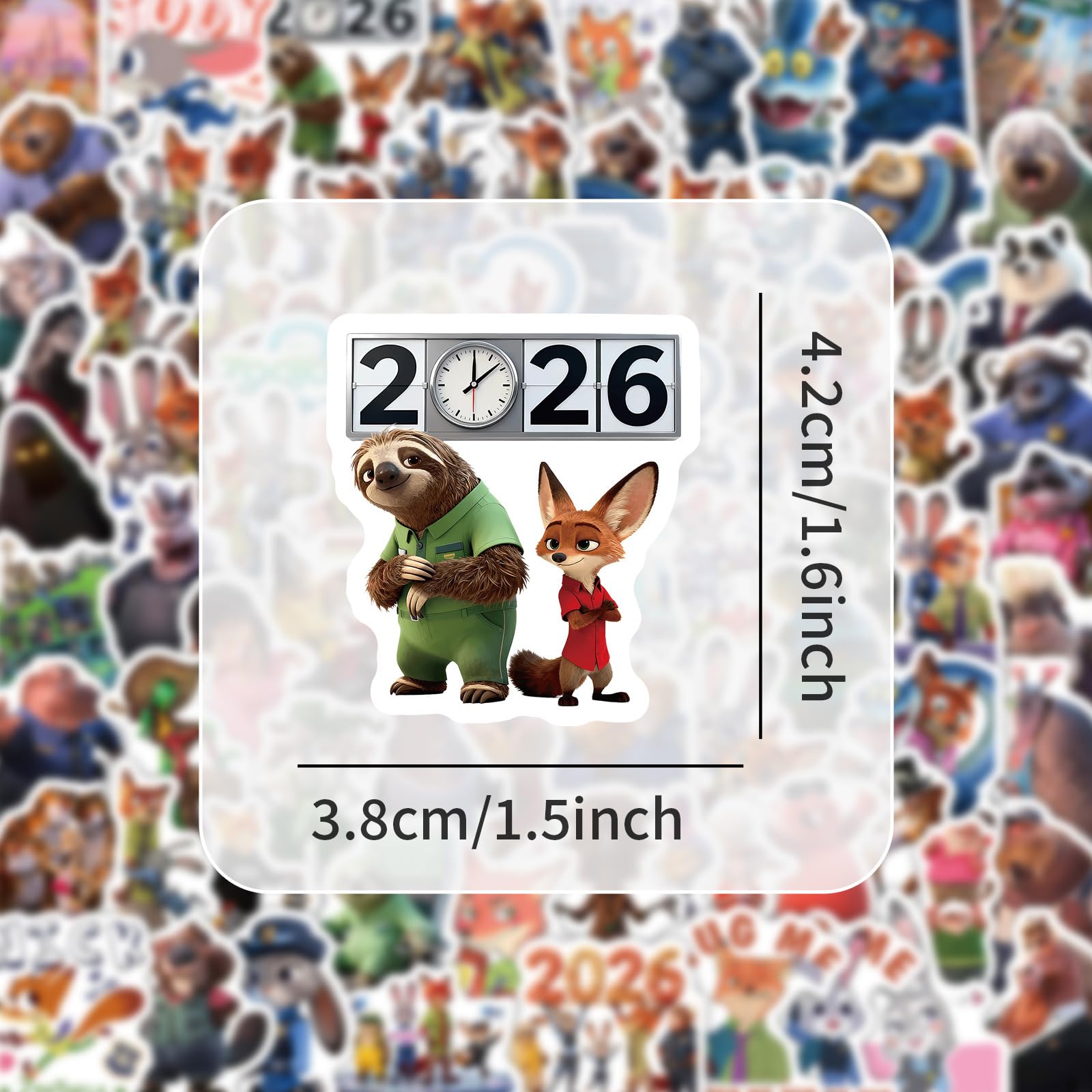 Amazon.co.jp: ズートピア ステッカー 103枚セット ジュディ ニック